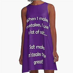 Barenaked Ladies - Salt Makes Steaks Taste Great - A-Line Dress