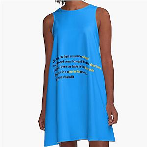 Barenaked Ladies - Orange Rhyming Shirt A-Line Dress