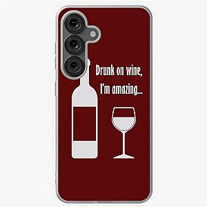 Drunk on wine, I'm amazing Barenaked Ladies lyric, light Samsung Galaxy Soft Case