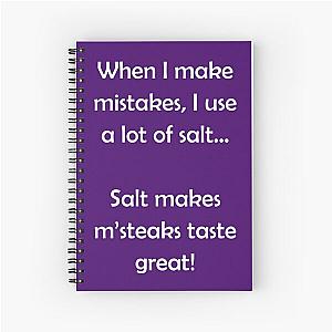 Barenaked Ladies - Salt Makes Steaks Taste Great Spiral Notebook