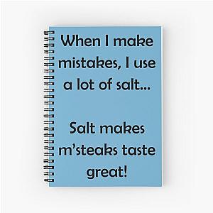 Barenaked Ladies - Salt Makes Steaks Taste Great - Dark Spiral Notebook