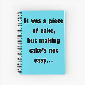 Barenaked Ladies - Piece of Cake Spiral Notebook