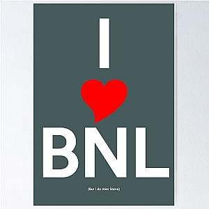 I Heart Barenaked Ladies (But I Do Miss Steve) Light Text Poster