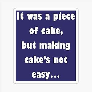Barenaked Ladies - Piece of Cake Sticker