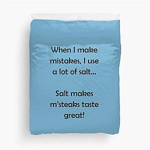 Barenaked Ladies - Salt Makes Steaks Taste Great! Dark Duvet Cover