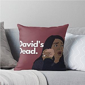 David's Dead - Tiffany Pollard CBBUK Celebrity Big Brother Throw Pillow