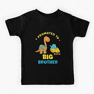 2023 Big Brother or Little Brother Dinosaurs Kids T-Shirt