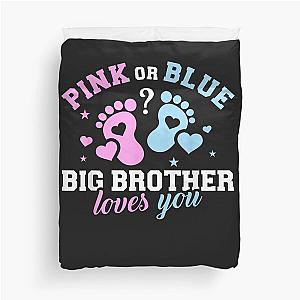 Big Brother Gender Reveal Duvet Cover
