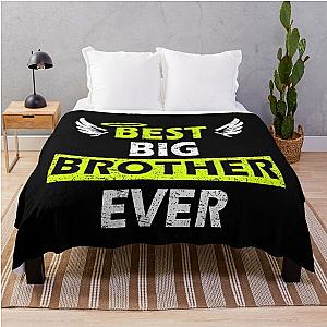 Best Big Brother Ever Perfect Gift Design with Throw Blanket
