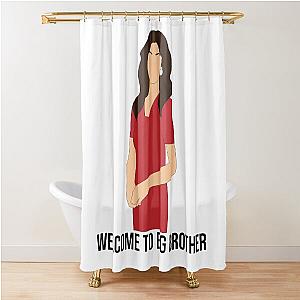 Big Brother TV Show Julie Chen Welcome To Big Brother Shower Curtain