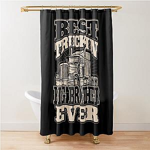 Best Big Brother Trucker Truck Driver Shower Curtain