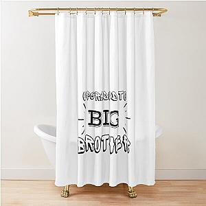 Upgraded Big Brother Pregnancy Announcement Shower Curtain