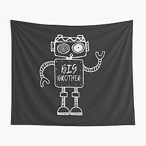 Robot Big Brother Siblings Tapestry