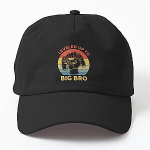 Leveled Up To Big Brother Gift New Brother Siblings Dad Hat