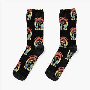 Leveled Up To Big Brother Gift New Brother Siblings Socks