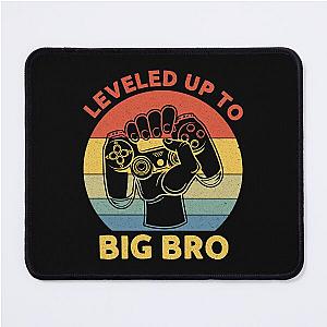 Leveled Up To Big Brother Gift - New Sibling Mouse Pad