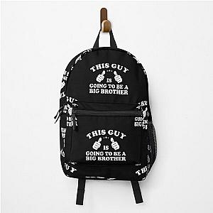 This guy is going to be a big brother, funny gift for new big brother to be backpack