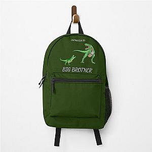 Promoted to Big Brother Soccer Dinosaur Backpack
