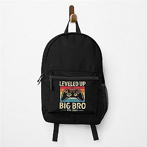 Promoted To Big Brother EST 2021 Vintage Funny Gifts T-Shirt Backpack
