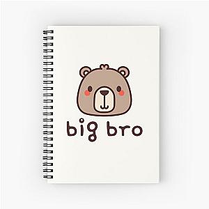 Big Brother Bear - Cute Gift for Brothers Spiral Notebook