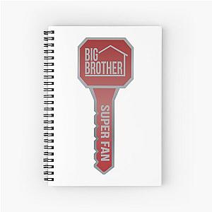 Big Brother Houseguest Key Red Fan Version Spiral Notebook