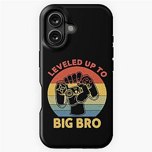Leveled Up to Big Brother Gift New Brother Siblings iPhone Tough Case