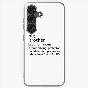 Big Brother Definition Funny Big Brother Gift for Brother Birthday Big Brother Partners in Crime Samsung Galaxy Soft Case