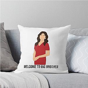 Big Brother TV Show Julie Chen Welcome To Big Brother Throw Pillow