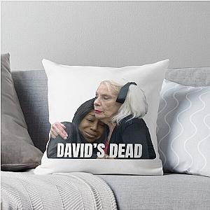 David's Dead Celebrity Big Brother Throw Pillow