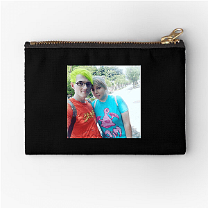 Bijuu Mike Quirky and Enthusiastic Vibe Bijuu Mike Zipper Pouches