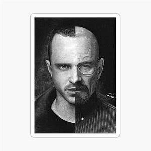 Aaron Paul Bryan Cranston Sticker