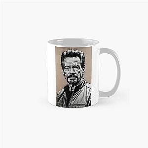 Portrait of a man, actor celebrity Bryan Cranston mug