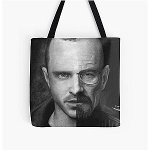 Aaron Paul & Bryan Cranston All Print Tote Bag