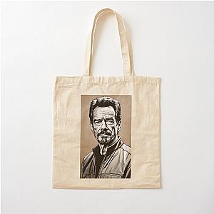 Portrait of a Man Bryan Cranston Celebrity Actor Cotton Tote Bag