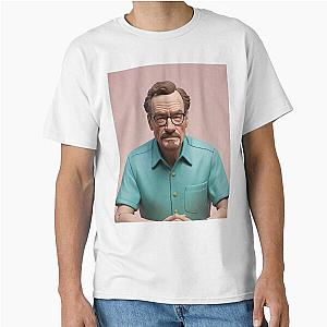 Portrait of a man Bryan Cranston actor celebrity Classic T-Shirt