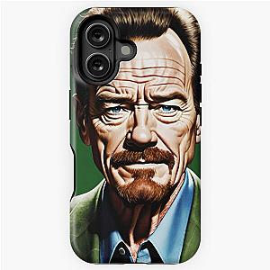 Portrait of a man celebrity Bryan Cranston iPhone Tough Case