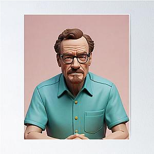 Portrait of a man, Bryan Cranston Actor Celebrity Poster