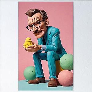 Portrait of a Man, Actor Bryan Cranston Poster