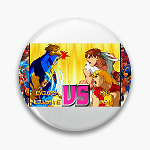 Capcom Fighting Collection Still the King of Fighters Design Capcom Fighting Collection Pins