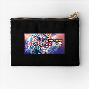 Capcom Fighting Collection Iconic Characters and Moves Motif Capcom Fighting Collection Zipper Pouches