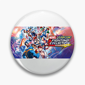 Capcom Fighting Collection Iconic Characters and Moves Motif Capcom Fighting Collection Pins