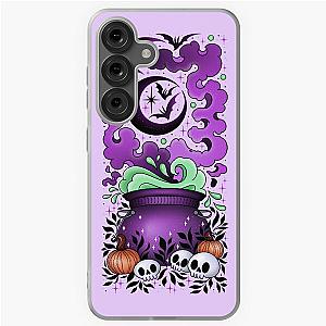Spooky cute Cauldron and Skulls Samsung Galaxy Soft Case