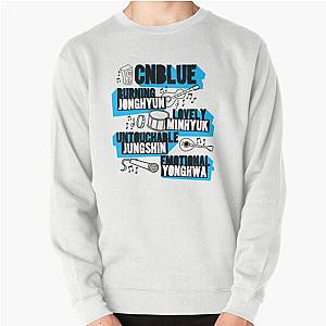 Blue Doodle Pullover Sweatshirt
