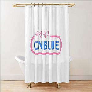 Awesome KPop Rock Band CNBlue in Hangeul (Korean) Shower Curtain