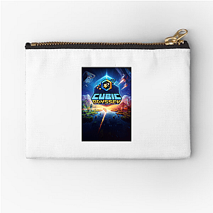 Cubic Odyssey Explore a World of Blocks Style Cubic Odyssey Zipper Pouches