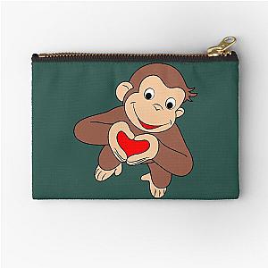 Curious George is All Heart Zipper Pouch