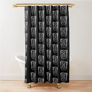Deadly Class White Badge Shower Curtain