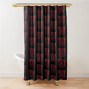 Deadly Class Red Badge Shower Curtain