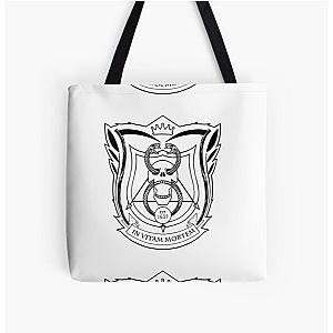 Deadly Class Black Badge All Over Print Tote Bag.