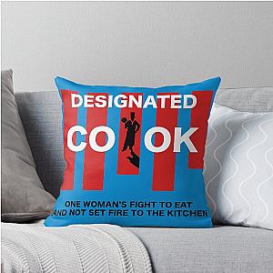 Designated Survivor Novelty Aprons Funny Culinary Kitchen Bad Cooks Funny Chef Throw Pillow